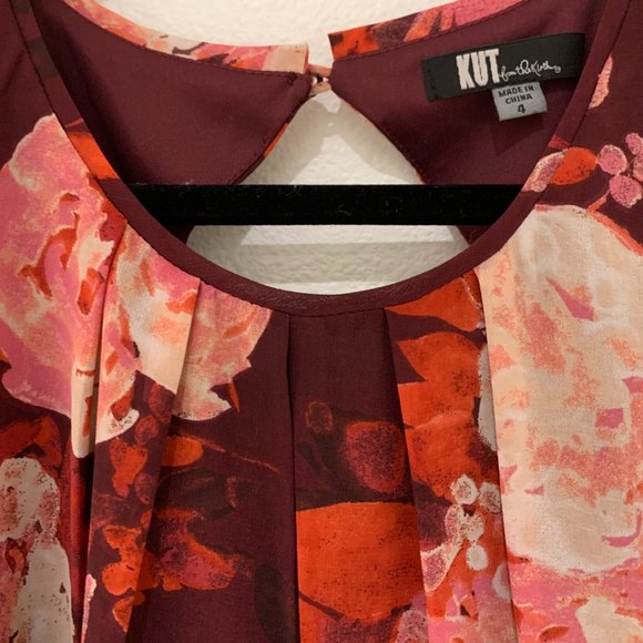 Kut from the Kloth Floral Dress, Women's 4 - Picture 2 of 4